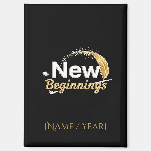 New Beginnings / Imán Nuevos Comienzos Magneet (Voorkant)