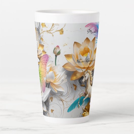 New Beginnings -Latte Mug Latte Mok (Voorkant)