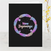 New Beginnings / Nuevos Comienzos 2027 Kaart (Gele Bloem)