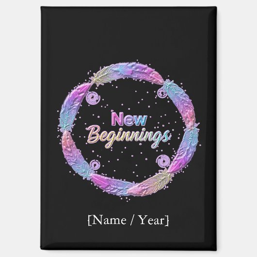New Beginnings / Nuevos Comienzos 2027 Magneet (Voorkant)