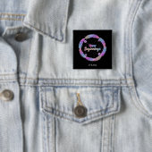 New Beginnings / Nuevos Comienzos 2027 Vierkante Button 5,1 Cm (In situ)