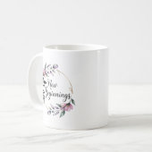 New Beginnings Nursing Graduation Personalized Koffiemok (Voorkant links)