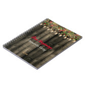 New beginnings Rustic Country greenery lights Notitieboek (Linkerzijde)