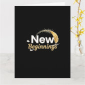 New Beginnings / Tarjeta Nuevos Comienzos Kaart (Gele Bloem)