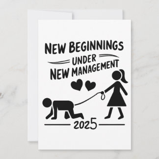 New Beginnings Under New Managment 2025 Feestdagenkaart