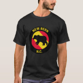 New Bern North Carolina Beer T-Shirt met lange mou (Voorkant)
