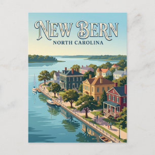 New Bern, North Carolina Briefkaart