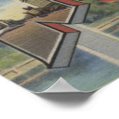 New Bern, North Carolina - Large Letter Scenes Poster (Hoek)