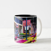 New Bern, North Carolina Tweekleurige Koffiemok (Voorkant rechts)