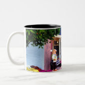 New Bern, North Carolina Tweekleurige Koffiemok (Links)