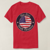 New Bern - Patriotisch North Carolina Souvenir T-S T-shirt (Design voorkant)