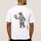 New Bern Pickleball Bear T-shirt (Achterkant)