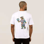 New Bern Pickleball Bear T-shirt (Achterkant volledig)
