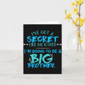 New Big Brother 2018 Funny Kids Men Big Bro  Kaart (Gele Bloem)