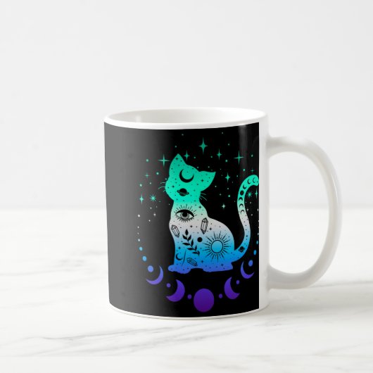 New Blue Gay Male Mlm Pride Flag, Astrology Cat  Koffiemok (Rechts)