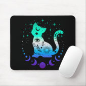 New Blue Gay Male Mlm Pride Flag, Astrology Cat  Muismat (Met muis)