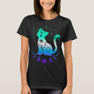 New Blue Gay Male Mlm Pride Flag, Astrology Cat T-shirt