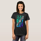 New Blue Gay Male Mlm Pride Flag  T-shirt (Voorkant volledig)