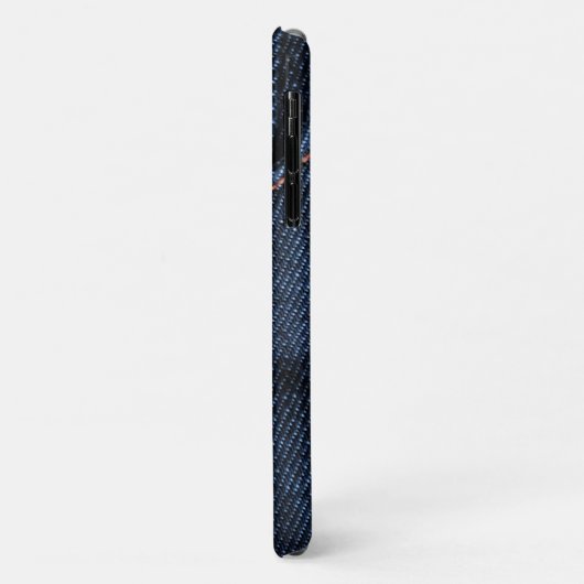 New Blue Jeans Pocket Case-Mate iPhone Case (Achterkant/links)