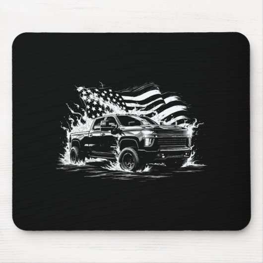 New Body Style Silverado Truck 2500 Crew Cab Patri Muismat (Voorkant)