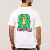 New Born Gear (Llama Afbeelding) - Wit T-shirt (Achterkant)