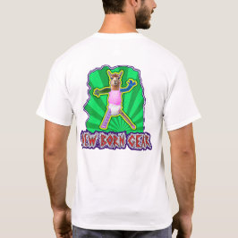 New Born Gear (Llama Afbeelding) - Wit T-shirt