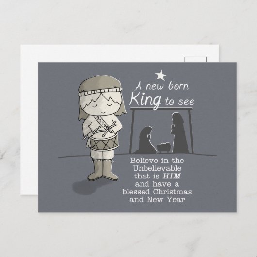 New Born King Briefkaart (Voorkant / Achterkant)