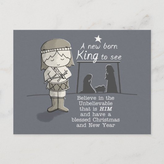 New Born King Briefkaart (Voorkant)