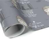 New Born King Cadeaupapier (Rol Hoek)