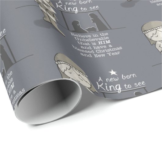 New Born King Cadeaupapier (Rol Hoek)