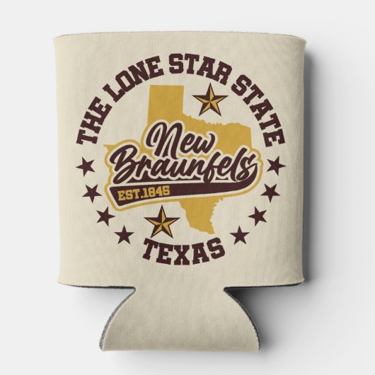 New Braunfels, Texas Blikjeskoeler (Achterkant)