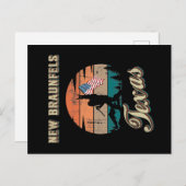 New Braunfels Texas Briefkaart (Voorkant / Achterkant)