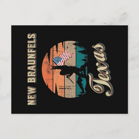 New Braunfels Texas Briefkaart (Voorkant)