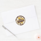 New Braunfels, Texas Ronde Sticker (Envelop)