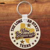 New Braunfels, Texas Sleutelhanger (Achterkant)