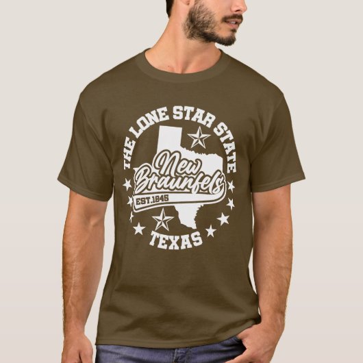New Braunfels, Texas T-shirt (Voorkant)