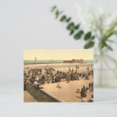 New Brighton Beach, Liverpool, Merseyside, Engelan Briefkaart (Staand voorkant)