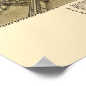 New Brighton, PA Panoramic Map - 1901 Poster (Hoek)