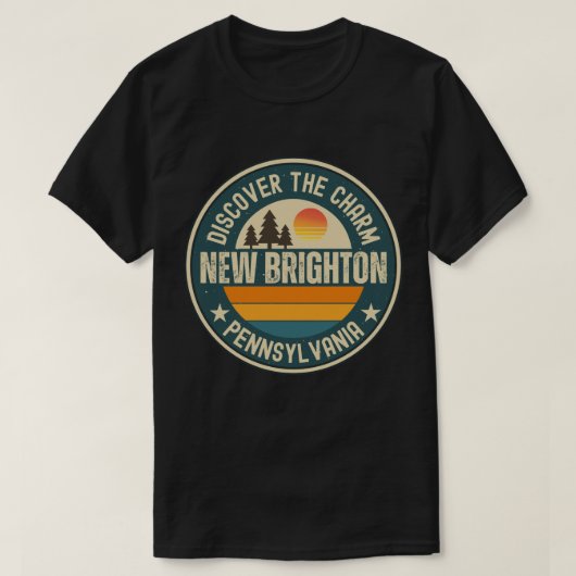 New Brighton, Pennsylvania T-shirt (Design voorkant)