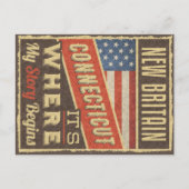 New Britain Connecticut Briefkaart (Voorkant)