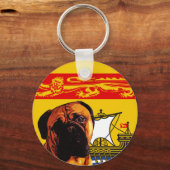 New Brunswick Bull Mastiff Sleutelhanger (Voorkant)
