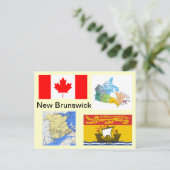 New Brunswick Canada Briefkaart (Staand voorkant)