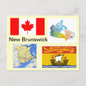 New Brunswick Canada Briefkaart (Voorkant)