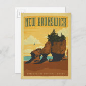 New Brunswick, Canada Briefkaart (Voorkant / Achterkant)