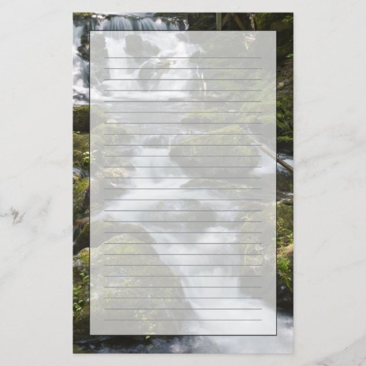 New Brunswick, Canada. Dickson Falls in Fundy Briefpapier (Voorkant)