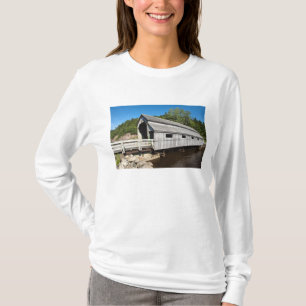 New Brunswick, Canada. Ierse rivier bedekt T-shirt