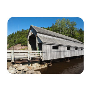New Brunswick, Canada. Ierse rivier overdekt Magneet