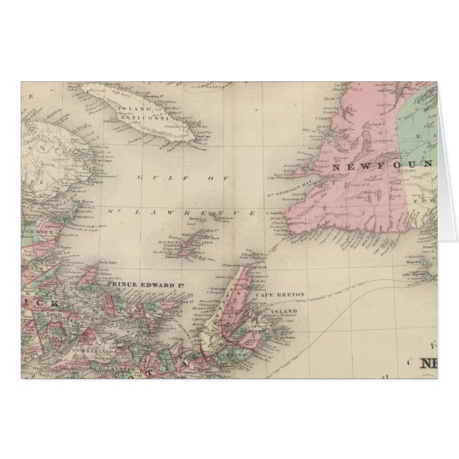 New Brunswick en Nova Scotia (Voorkant Horizontaal)