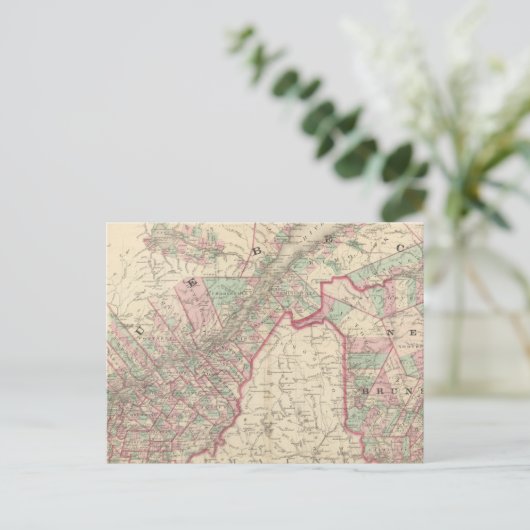 New Brunswick en Quebec Briefkaart (Staand voorkant)