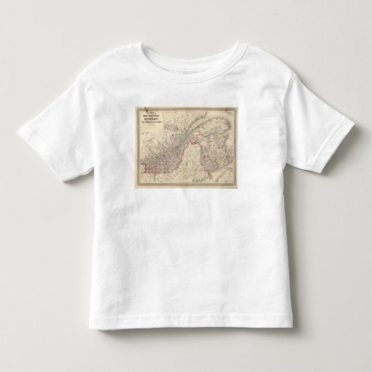 New Brunswick en Quebec Kinder Shirts (Voorkant)